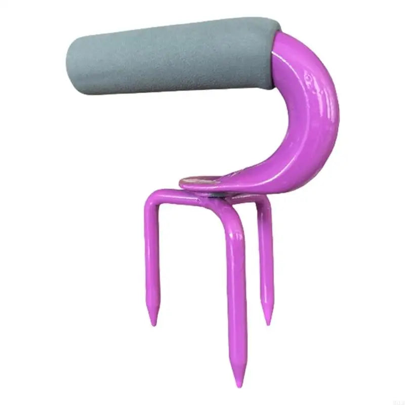 Carvallo ogräsborttagare av kolstål | Rostfri & ergonomisk | Handverktyg för jordbeluftning & trädgårdsskötsel | 17×13×8 cm Carvallo