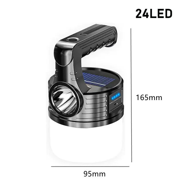 Carvallo-Campinglampa LumiCamp Carvallo | USB-uppladdningsbar & ficklampfunktion | Bärbar & Stark | För tält, utomhus & nödsituationer Carvallo