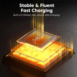 Carvallo-C på Carvallo-C Kabel Voltavo| 100W Snabbladdning | Spiral kabel med LED-display | 1,8 m Deformbar Carvallo