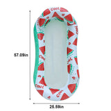 Carvallo Uppblåsbar simmadrass Rooxin | Ergonomisk pool-luftmadrass med nät och armstöd | För pool, sjö och strand Carvallo