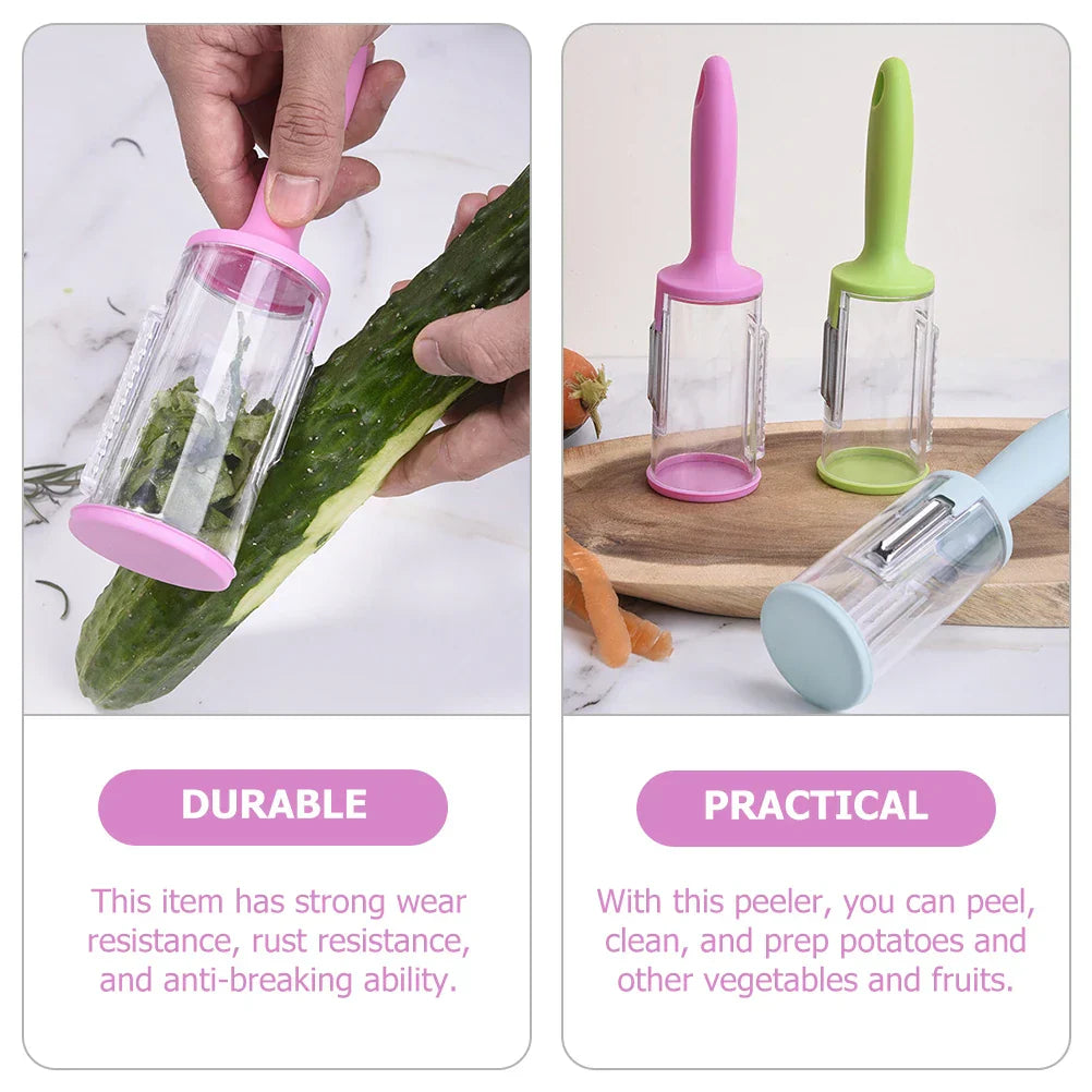 Carvallo ScaleAway ProGrip | Ergonomisk & Säker | Rostfritt stål 420J2 & Plast | 20×5,2×5,2 cm Carvallo