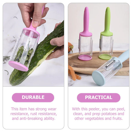 Carvallo ScaleAway ProGrip | Ergonomisk & Säker | Rostfritt stål 420J2 & Plast | 20×5,2×5,2 cm Carvallo