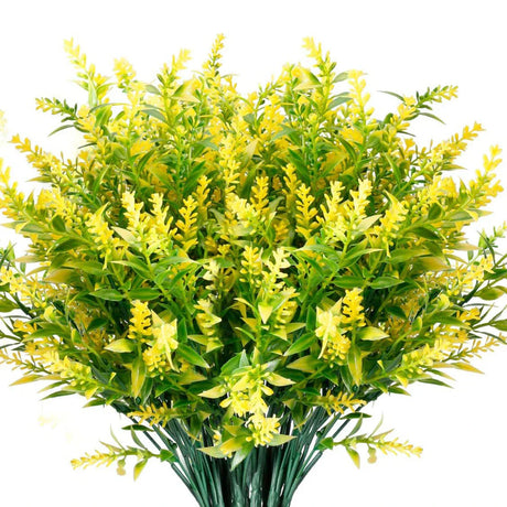 Carvallo 12-pack konstgjord lavendel | Konstväxter för bröllop, vaser, kronor & dekoration | För inomhus & utomhus Carvallo