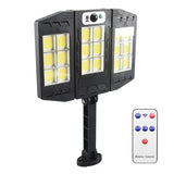 Carvallo Vägglampa LumiSeca | 800 LEDs Superljus | Med Rörelsesensor | 3 Ljuslägen | Vattentät för Trädgård & Utomhus Carvallo