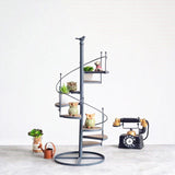 Carvallo – Växtställ Trappformad Blomkruka Hållare för Altanhus Carvallo