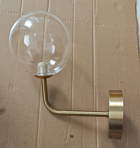 NordicLuxe - Glas Vägglampa - Modern LED Lampa för Sovrum och Vardagsrum Carvallo