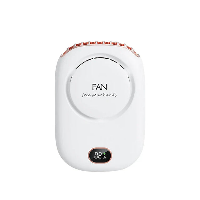 Carvallo Mini-fläkt | 3-stegs turbo | LED-display & batteri 2000 mAh | kompakt & uppladdningsbar Carvallo