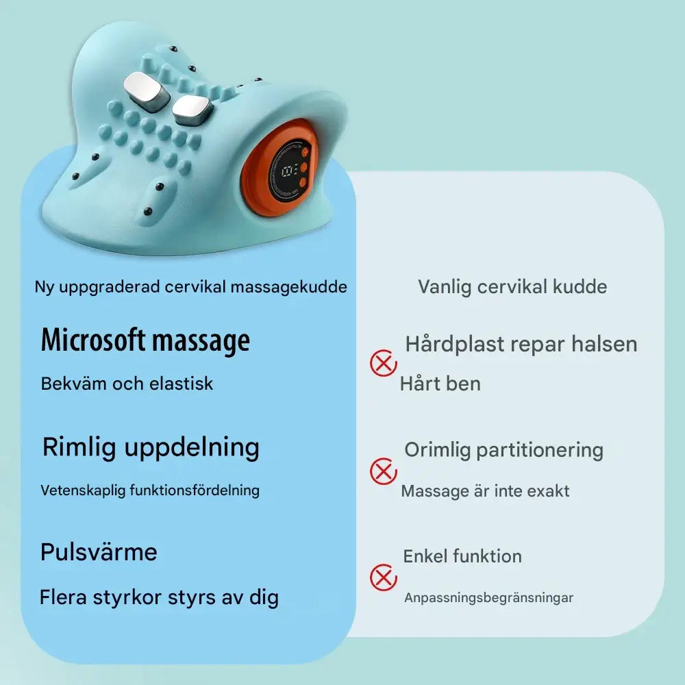 ThermaEase - Elektrisk Nackmassagekudde med Värme och EMS-teknologi-Electric Massagers-BB-Hemnix