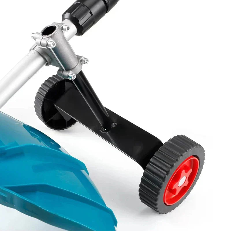 Carvallo Stützrad TRIMNOVA EasyRoll | Höj- och sänkbar | Rygg- & Armskonsäpande | För gräsklippare & motorsågar Carvallo