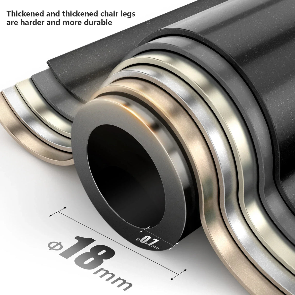 Carvallo Fällbar Camping-Månstol Höghalssitande Bärbar | Justerbar Utomhus-liggstol för Vandrande, Fiske & Picknick Carvallo