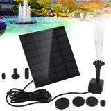 Carvallo Springbrunnen AquaBloom Mini 1.2W | Flytande solarpump | För trädgård, damm & fågelbad Carvallo