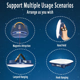 Carvallo TrailForce LED Campinglampa med magnet & powerbank | Återuppladdningsbar via USB-C | Dimmbar 278 LEDs | 80W arbets- & nödbelysning utomhus Carvallo