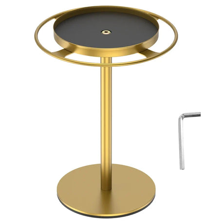 Carvallo Rotatable Sunglasses Organizer | 360° Rotating Stand with Jewelry Tray | Stainless Steel | 20 × 24 × 15 cm Carvallo