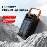 Carvallo Xiaomi Solarbatteri 100 000 mAh Powerbank med integrerad LED-ficklampa – Snabb laddning & Ute-elförsörjning Carvallo
