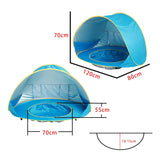 Sun Shelter Barnbassäng tält