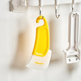 CleanFlex™ Silikon-kökskrapa | Stekpanne- & kastrullrengörare | Värmebeständig & repfri | Gul-Vit Carvallo