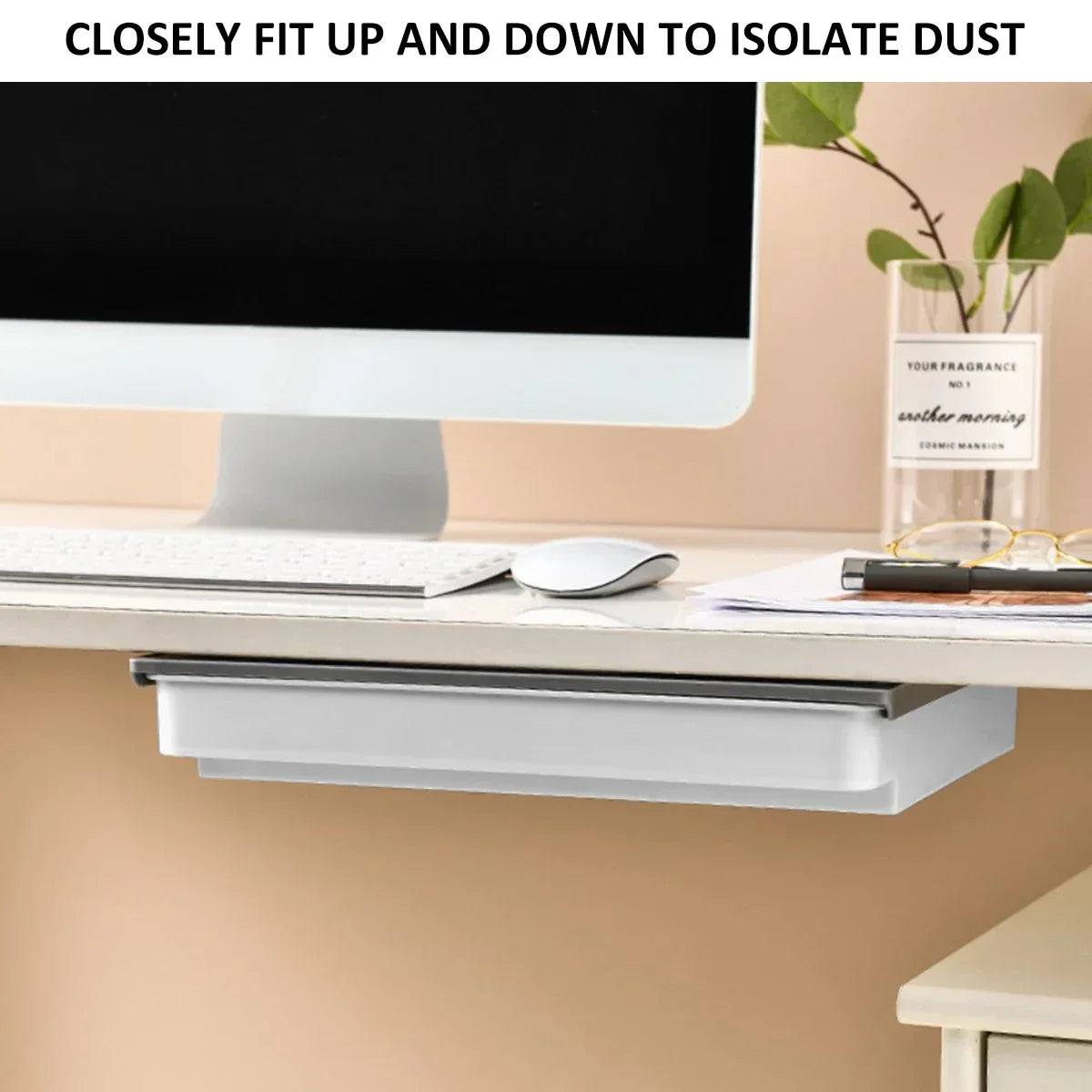 Carvallo Låda för lådor | Självhäftande & Osynlig | Under-bord Organizer för Kontor & Hem | 2L Förvaring Carvallo