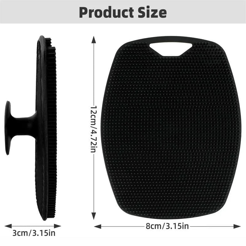 Carvallo-Duschborste Dermabloom SoftGrip | Mild peeling- & massageborste | För ansikte & kropp | Unisex Carvallo