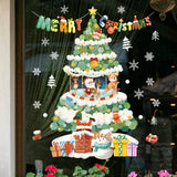 Fönsterdekoration - Festlig dekoration med jultomte och djur för en mysig jul Carvallo