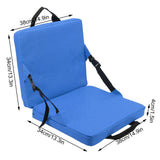 Carvallo Klappstol med ryggstöd | Polstret sittkudde | Kompakt & Bekväm för stadion, strand & park Carvallo