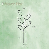 Carvallo Metall-växtstöd för inomhusbruk | Rostfritt & Stabilt | För klätterväxter, blommor & murgröna | Dekorativt bladdesign Carvallo