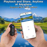 Carvallo Mini 4K Action- & Bodycam | Ultralätt (35,7 g) | Magnetisk, Vattentät & Återuppladdningsbar | För cykel, motorcykel, hjälm & utomhus Carvallo