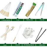 Carvallo Pro Fällbar Kolgrill | Bärbar & stabil | För utomhus, camping & picknick | 60 × 20 × 31,5 cm Carvallo