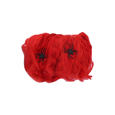 Färgglada stretchiga spindelnät – Expanderbar Halloweendekoration för inomhus- och utomhusskräck MILA Sverige