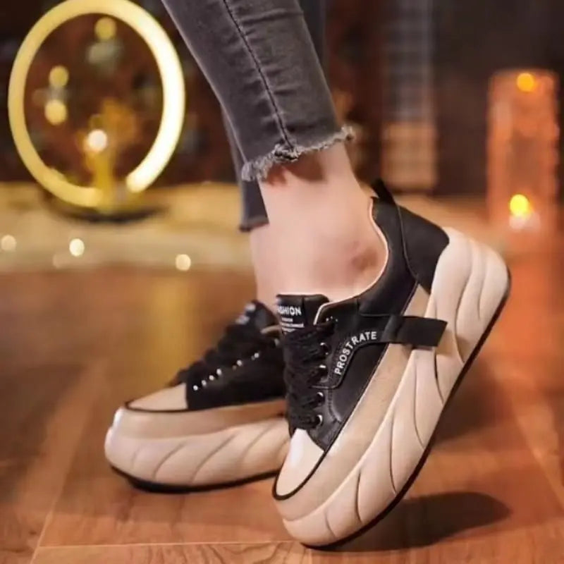 Mjuka sneakers med tjock sula för kvinnor-Shoes for Women-Hemnix-Hemnix