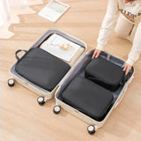 Carvallo Travel | 3-delat kompression packpåse set | Vattentäta reseorganisatörer i Oxford-tyg | Platsbesparande & Bärbar | 30 × 20 × 10 cm / 35 × 24 × 10 cm / 40 × 30 × 10 cm Carvallo