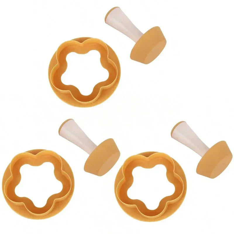 Carvallo-Set BakoPress | Urtagsform & Tamper för Tårtor & Cupcakes | BPA-fri | Perfekt för Tarts, Muffins & Kakor Carvallo