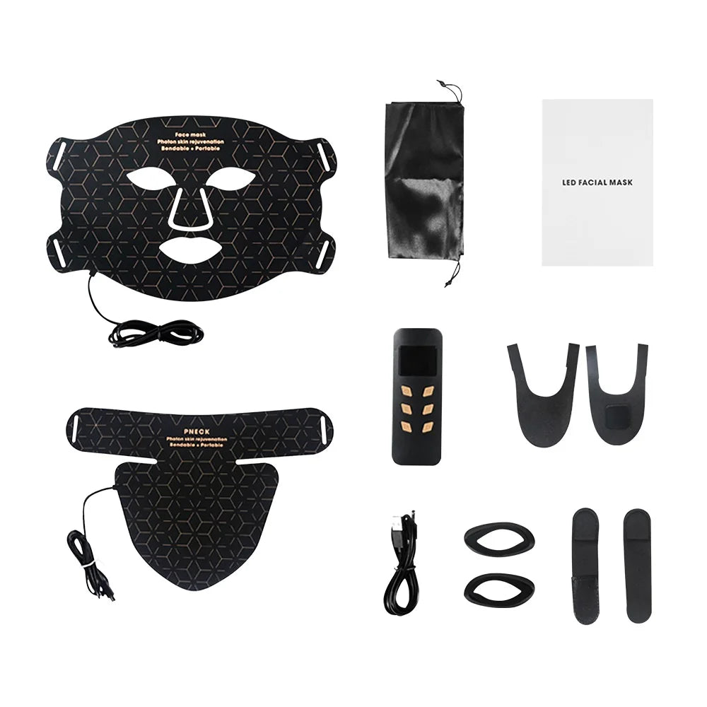 Hudförnyande mask – Avancerad LED-vård för rynkor och finnar MILA Sverige