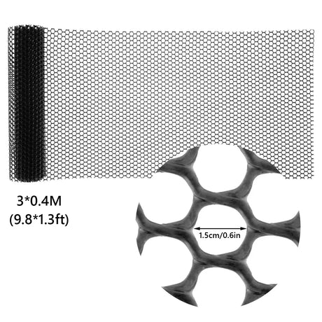 Carvallo Mesh | Plaststängselnät för trädgård & stångskydd | 300 × 40 cm / 600 × 40 cm | Väderbeständig & kan anpassas Carvallo