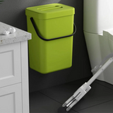 Carvallo Mini Soptunna | Med Lock | Hängande & Väggmontering | Kompakt & Luktblockerande | För Kök, Bad & Kontor Carvallo