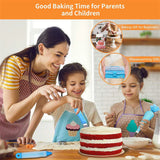 Carvallo MasterKit Tårta dekoration Set 236-delar | Spritspåsar & tyllar i rostfritt stål | Komplett set för bakentusiaster Carvallo