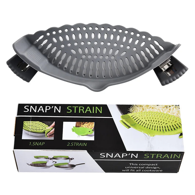 Carvallo Silikon-Avgjutningshjälp | Universellt Clip-On Silo | Anti-Överflödesdesign | För Kastruller & Stekpannor | BPA-fri Carvallo