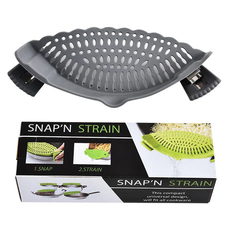 Carvallo Silikon-Avgjutningshjälp | Universellt Clip-On Silo | Anti-Överflödesdesign | För Kastruller & Stekpannor | BPA-fri Carvallo