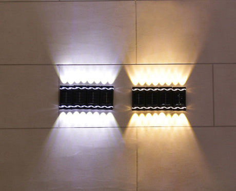 Carvallo SolaRay | Väderbeständig IP65 | LED med skymningssensor | För trädgård, terrass och uppfart Carvallo