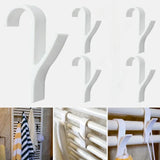 Carvallo Radiator Hook Set | 4-Pack | Space-Saving & Transparent | For Bathroom & Kitchen Carvallo