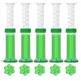Carvallo WC-Gelblommor | Doftgel för toalett & urinal | Rengörande, Antibakteriell & Dekorativ | 12 blommor per stick Carvallo