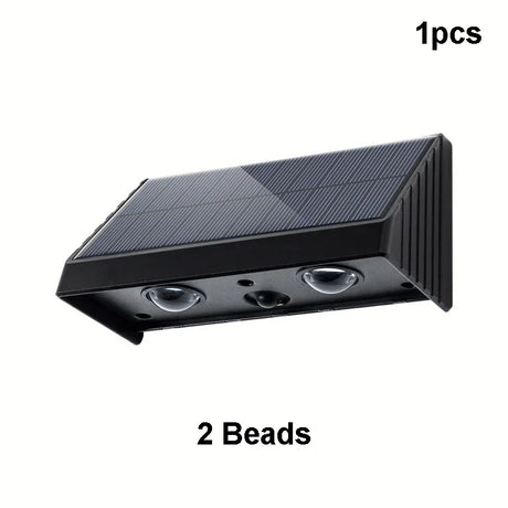 Carvallo Solar Vägglampa Utomhus | Automatisk Ljus vid Mörker | IP54 Vattentät | LED Varmvit | För Trädgård & Balkong Carvallo