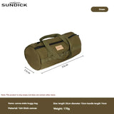 Carvallo Relax Fällstol | Justerbar & Hopfällbar | Med Fotstöd | Ultralätt & Bärbar – Svart/Grå/Grön Carvallo