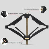 Carvallo ProMount Väggbrytarkit | För 86×86 mm brytarkassetter | Snabbmontering med stödstänger – 6-pack/10-pack Carvallo