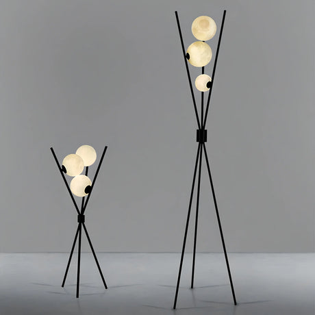 Mila Golvlampa – Stilren Minimalistisk Lampa med Måndesign Hemnix