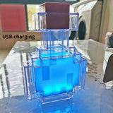 LuxRoyale Minecraft Inspirerad Potion Lampa – Färgväxlande LED Nattlampa med Touchkontroll & USB Uppladdningsbar Carvallo
