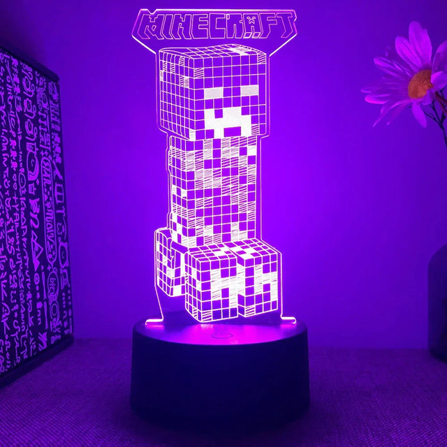 Mångsidig LED Spelkaraktärer Lampa - Lekfull belysning för spelare Carvallo