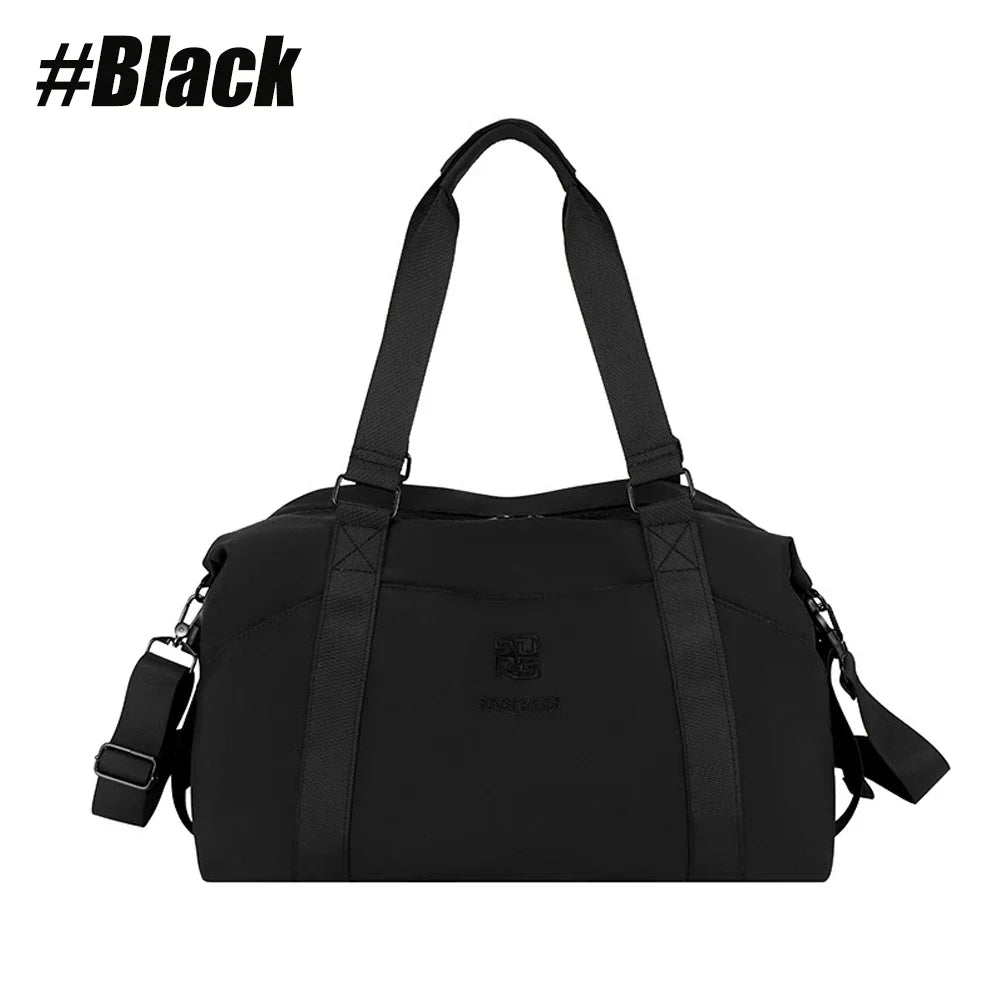 Carvallo FitBag Vattentålig resväska i nylon | Lätt, med trolleyfunktion & fack för blöta saker | För sport & korta resor Carvallo