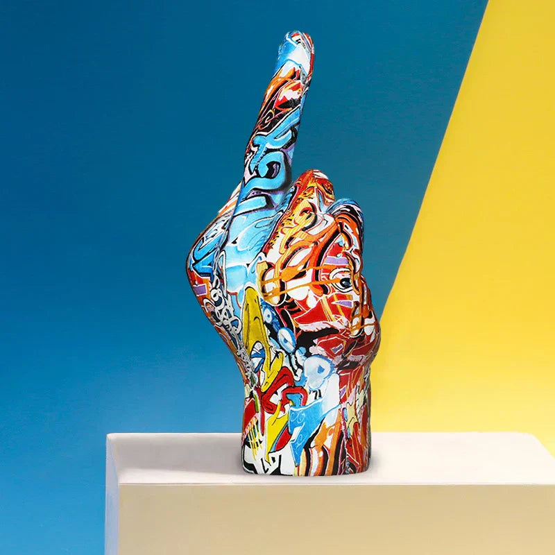 ArtCreativ | Jag Har En Dålig Attityd Skulptur för Hem- och Kontorsinredning Carvallo