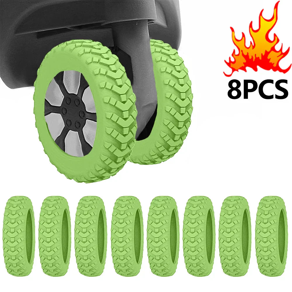 Carvallo koffervagnar skyddshöljen | Ljuddämpande & silikon | För trolley & resväska Carvallo