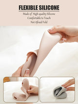 Carvallo Resekosmetiktaske Silikon | Magnetlås & Vattentät | Sminkborstfodral för på resande fot Carvallo